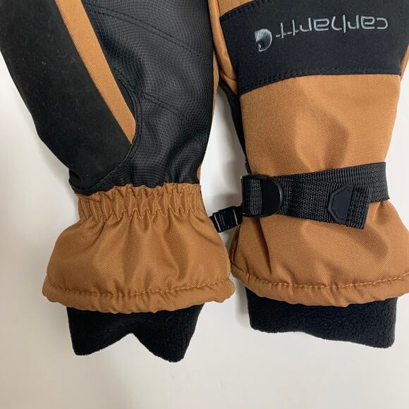 Carhartt Men's A616 Waterproof Mitt Glove Large, Brown / Black - Picture 12 of 12